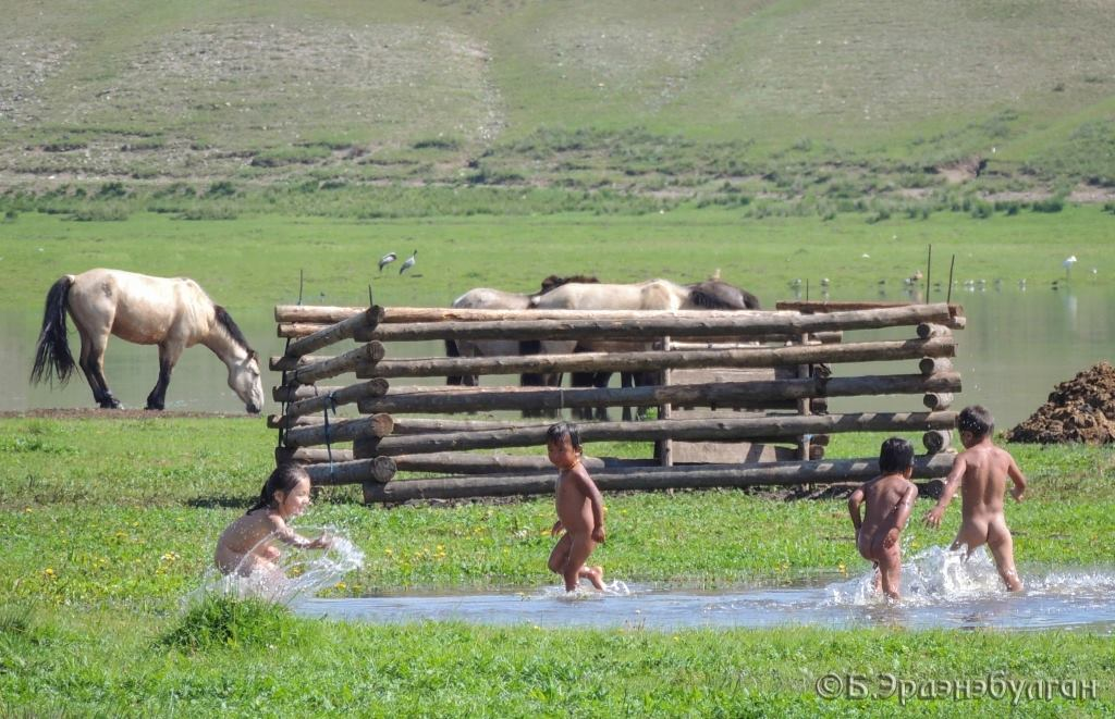 Nomadic Lifestyles Mongolian Kids