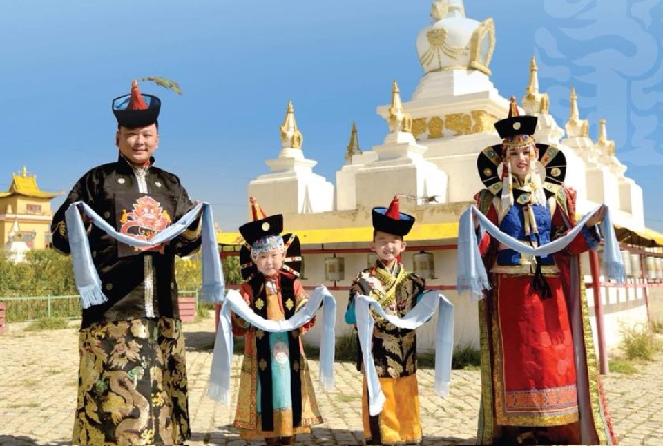 Mongolian Hospitality Khadag